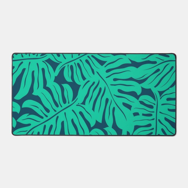 Leaves pattern desk mat (Front)