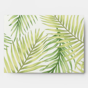 Leaves pattern envelope
