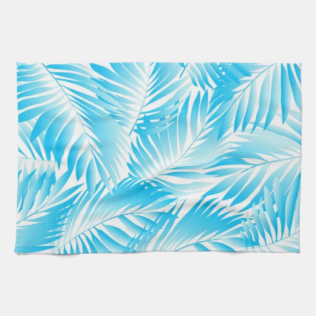 Leaves pattern kitchen towel (Horizontal)