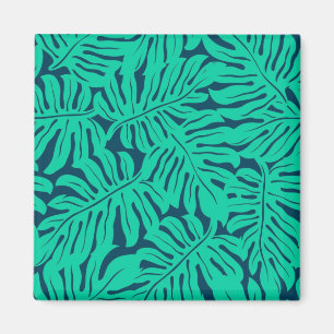 Leaves pattern magnet