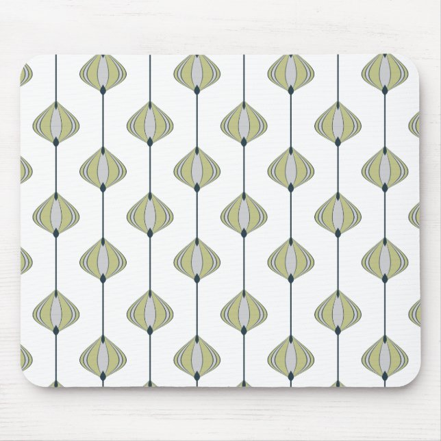 Leaves pattern mouse pad (Front)