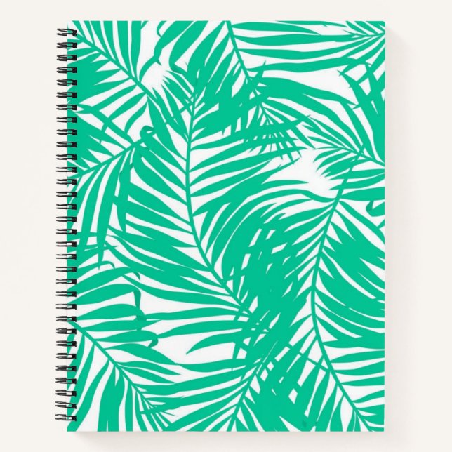Leaves pattern notebook (Front)