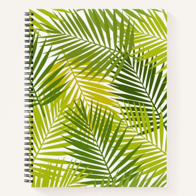 Leaves pattern notebook (Front)