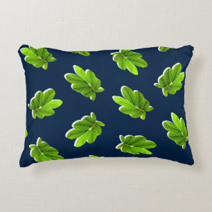 Leaves Pattern of the Tropics Accent Pillow