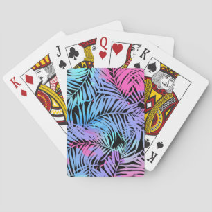 Leaves pattern playing cards