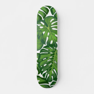 Leaves pattern skateboard