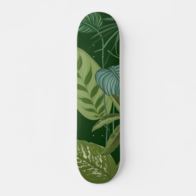 Leaves pattern skateboard (Front)