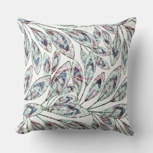 Leaves . throw pillow