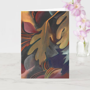 Leaves Under Water Georgia O'Keeffe Card