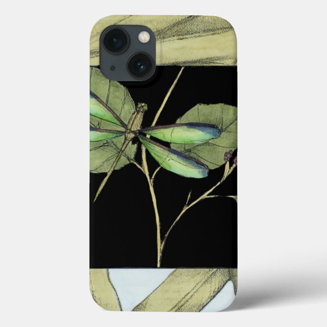 Leaves with Dragonfly Inset by Jennifer Goldberger Case-Mate iPhone Case (Back)