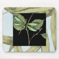 Leaves with Dragonfly Inset by Jennifer Goldberger