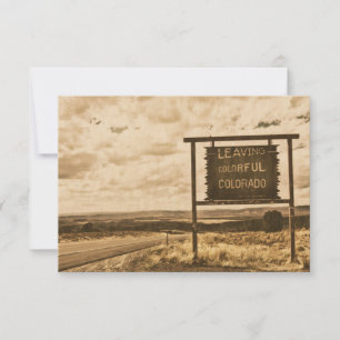 leaving colourful colorado invitation