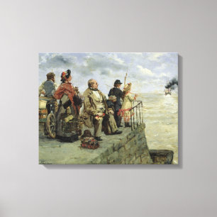 Leaving for Jersey Canvas Print