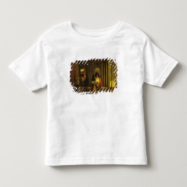 Leaving for the Walk Toddler T-shirt (Front)