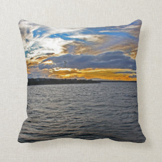 Leaving Oak Bluffs ~ West Chop Pillow