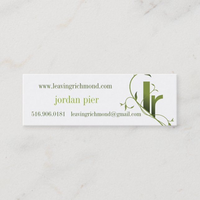 leaving richmond cards (revised) (Front)