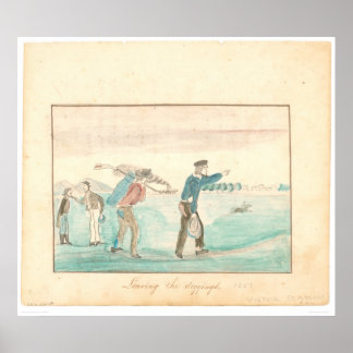 Leaving the Diggings (1601A) Poster