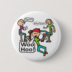 Leaving Work 2 Inch Round Button