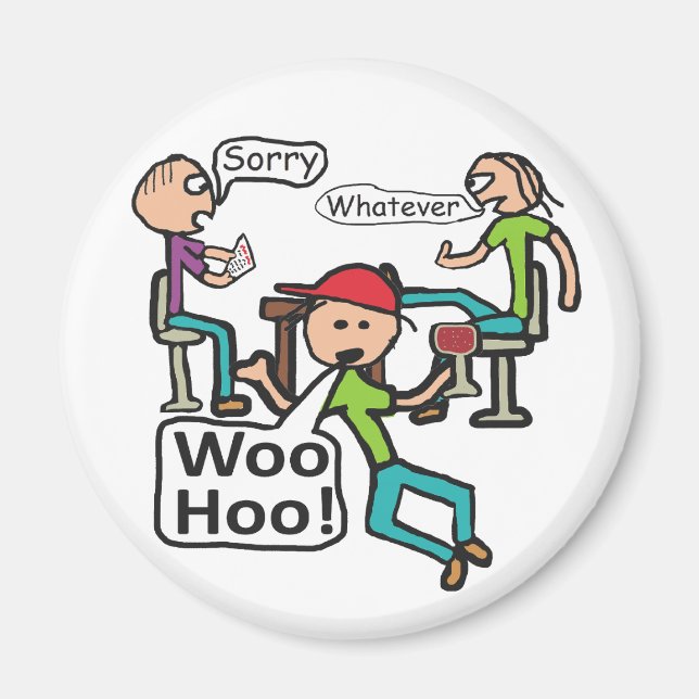 Leaving Work Magnet (Front)