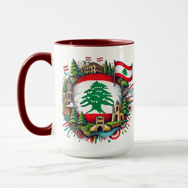 Lebanese Culture Mug (Left)