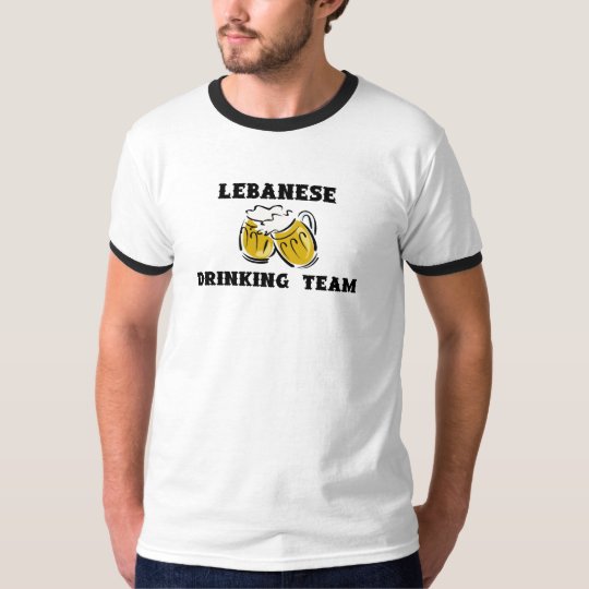 Lebanese Drinking Team Ringer T T-Shirt