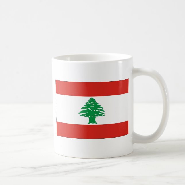 Lebanese Flag Coffee Mug (Right)