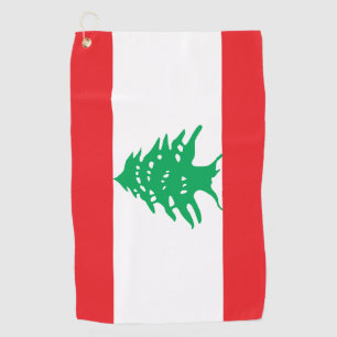 Lebanese Flag & Lebanon golf holiday /sports Towel
