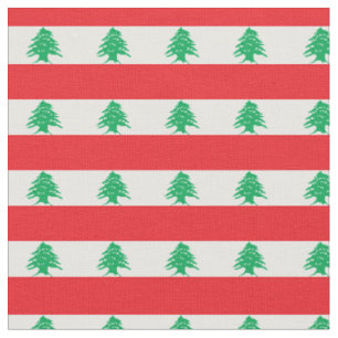 Lebanese Flag & Lebanon Trendy Fabric /fashion