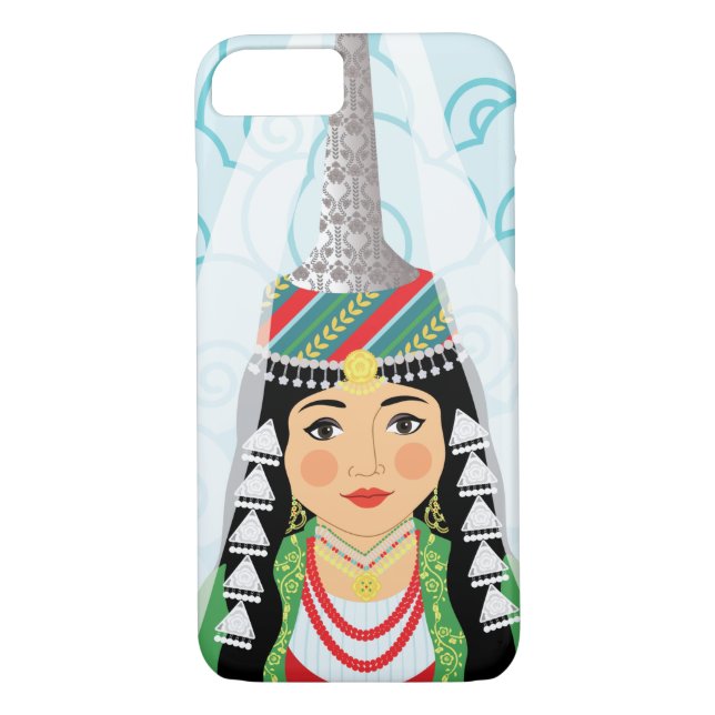 Lebanese tall headdress Matryoshka Case (Back)