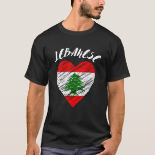 Lebanese Yalla Habibi Arabic Arab And Islam Muslim T-Shirt