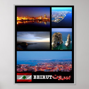 Lebanon - Beirut - Mosaic - Poster