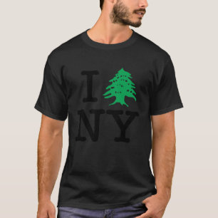 Lebanon Cedar, I Love New York NY Lebanese Beirut T-Shirt