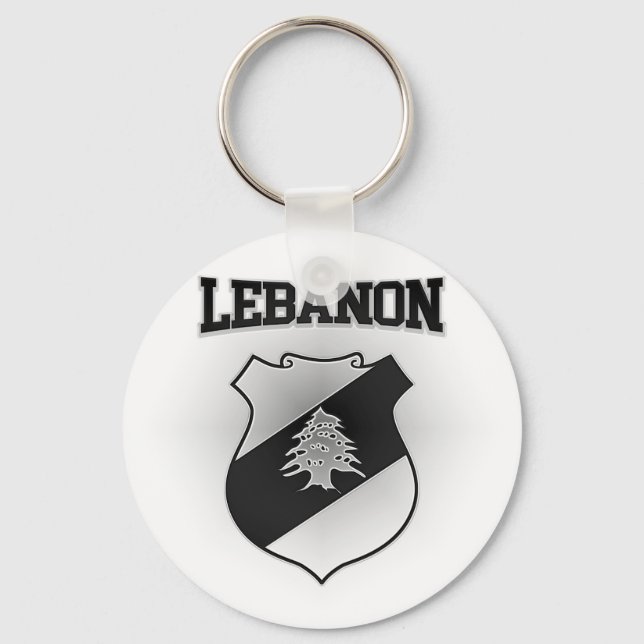 Lebanon Coat of Arms Keychain (Front)