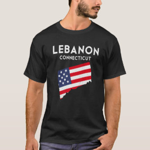 Lebanon Connecticut USA State America Travel Conne T-Shirt