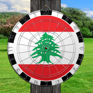 Lebanon Dartboard & Lebanese Flag / game board