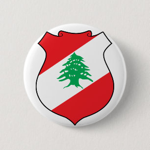 lebanon emblem 2 inch round button