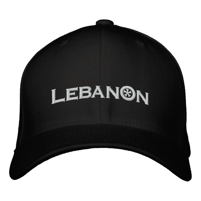 Lebanon Embroidered Hat (Front)