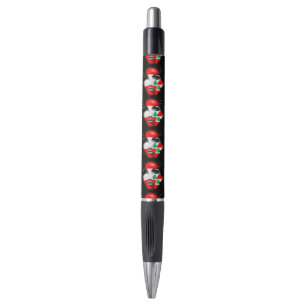 Lebanon Flag and Map on girl's face Pen