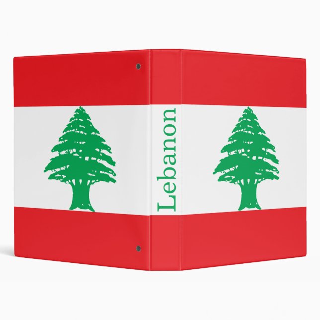 Lebanon Flag Binder (Background)