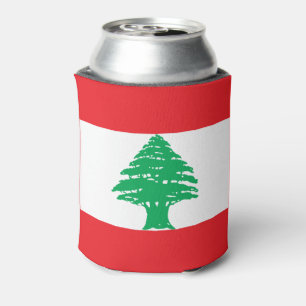 Lebanon Flag Can Cooler
