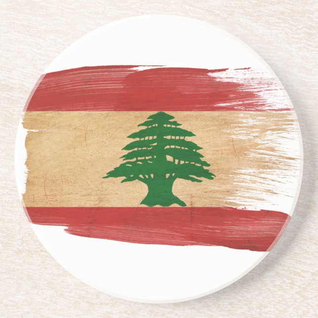 Lebanon Flag Coasters (Front)