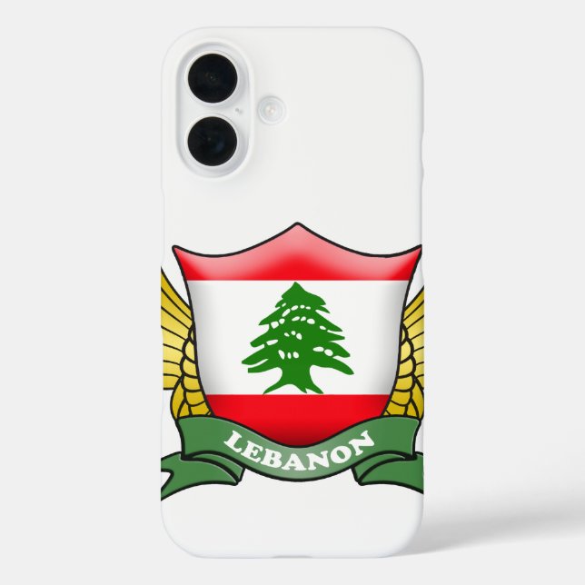 Lebanon Flag Emblem Case-Mate iPhone Case (Back)