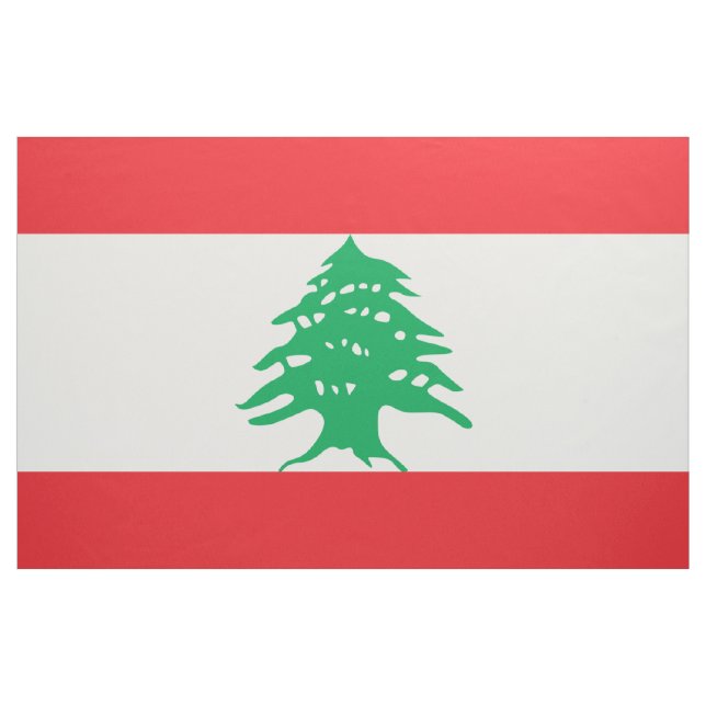 Lebanon Flag Fabric (Yard)