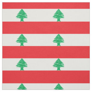 Lebanon Flag Fabric
