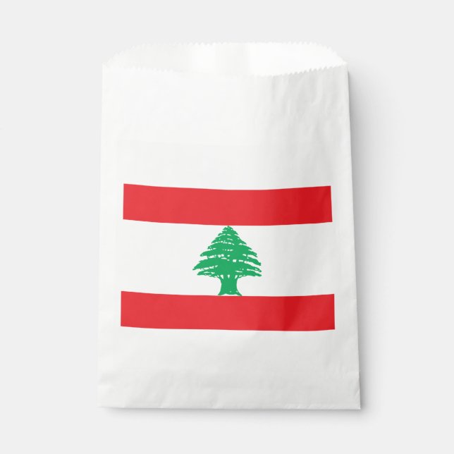Lebanon Flag Favour Bag (Front)