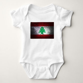 Lebanon Flag Firework Baby Bodysuit