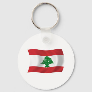 Lebanon Flag Keychain