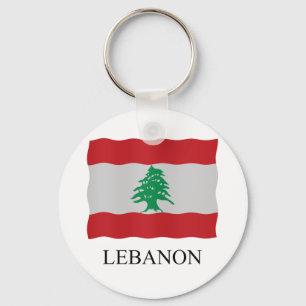 Lebanon flag keychain