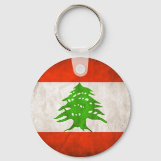Lebanon Flag Keychain