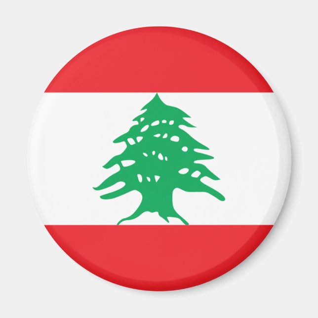 Lebanon Flag Magnet (Front)